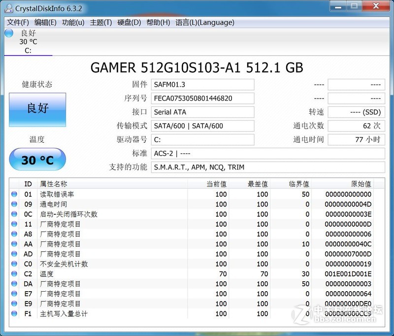 强拆大容量SSD 影驰GAMER512 PLUS解析