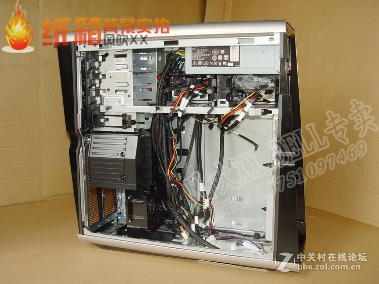 全新DELL XPS730 机箱电源套装 全铝电脑机箱 带灯光机箱超外星人