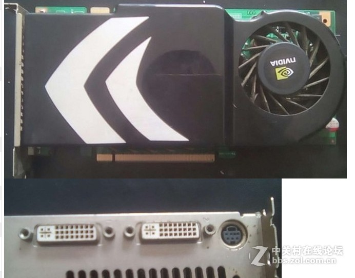 EVGA 9800GT 384M 192B DDR3 二手PCI-E电脑游戏独立显卡 65元