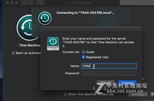 如何使用Time machine 将Mac备份到铁威马NAS中？