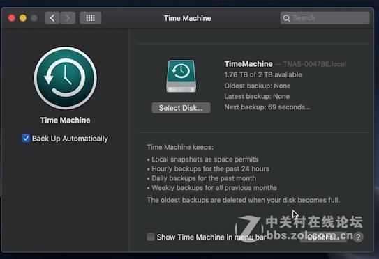 如何使用Time machine 将Mac备份到铁威马NAS中？