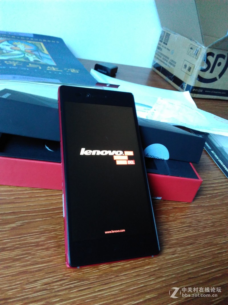 #让你更美，联想大拍VIBE Shot# 我的骚红手机VIBE SHOT 移动版晒单