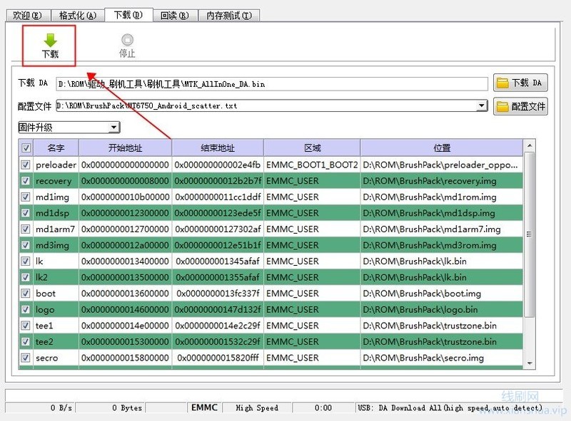 OPPO A59ST 线刷兼救砖教程 救黑砖刷机包