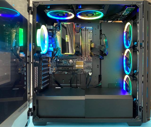 生活需要光污染，霸气需要侧透，双侧透机箱安钛克NX1000装机