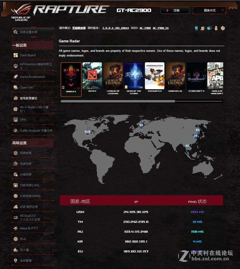 无光不电竞，华硕GT-AC2900缔造你的专属游戏权益