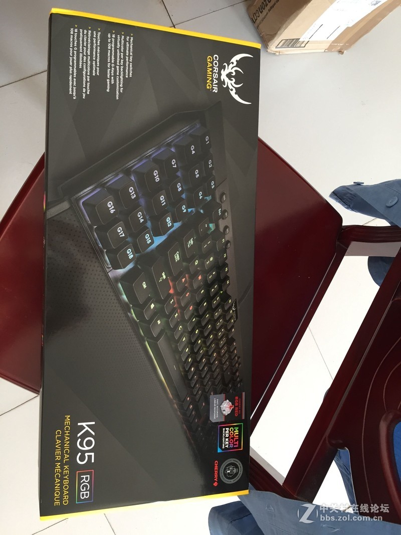 海盗船k95海淘到货~