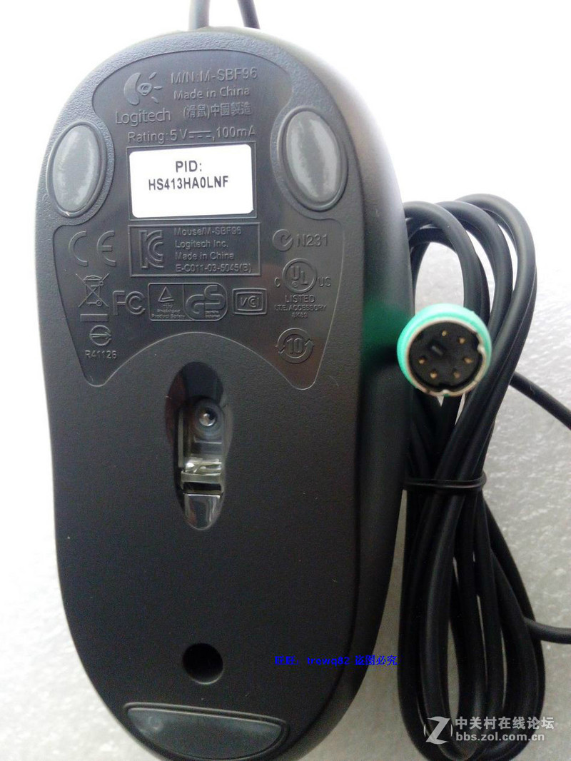 出售 联想全新M-SBF96 商用鼠标  PS2圆口光电鼠标 全国包邮
