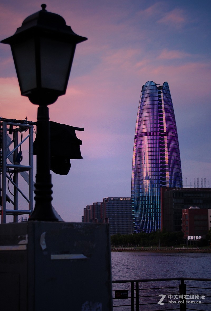 梅雨间歇旁晚试机扫夜景