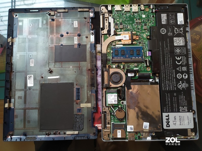 戴尔灵越11-3152，拆机升级内存和硬盘