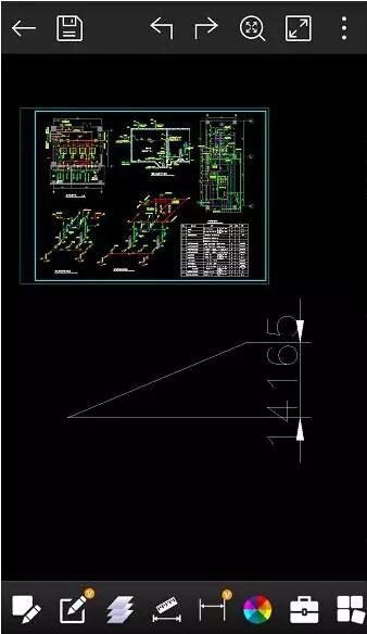 CAD看图王软件中线性标注功能的使用教程