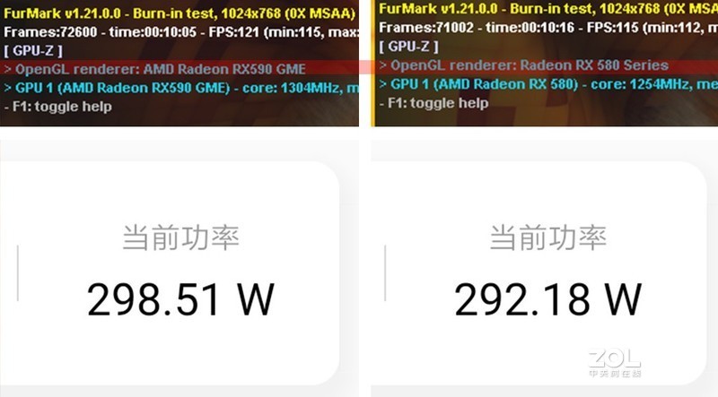 反光污染！无光主机搞测试：千元级新军RX590GME比对RX580