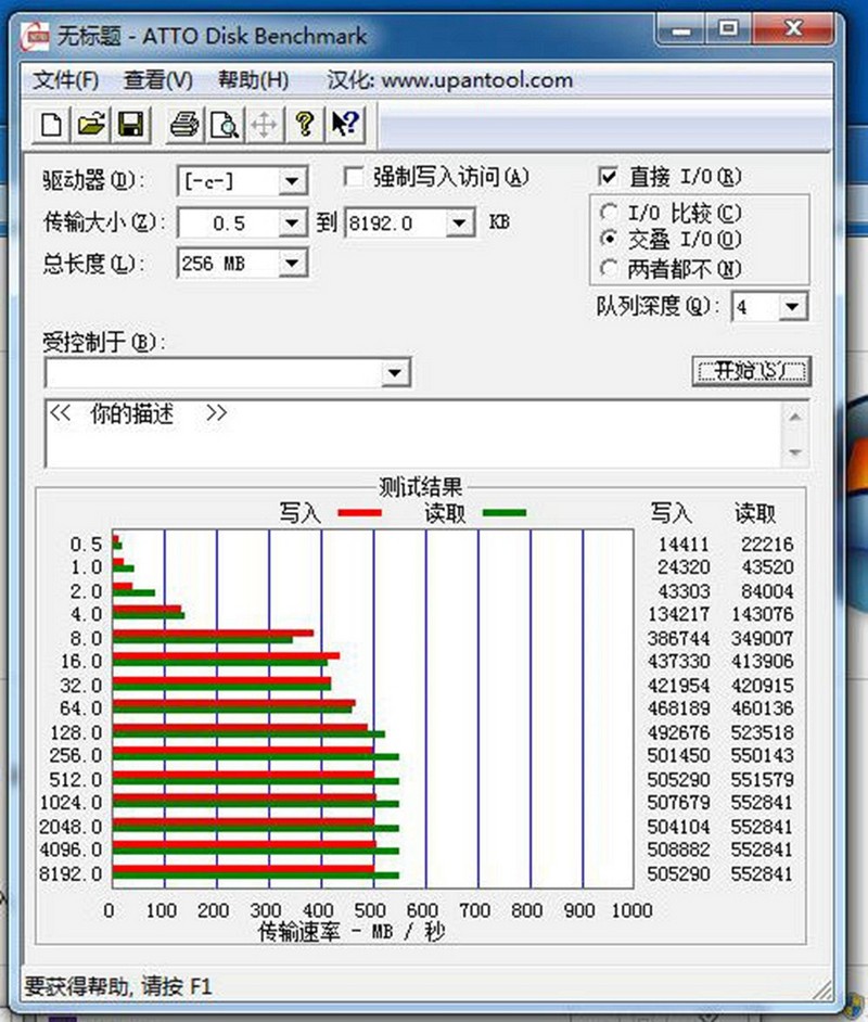入手东芝Q-PRO 128G SSD，差一点就破千分了