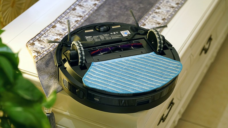 美的北极星智能扫拖机器人M7，吸尘器+扫地+拖地=三合一体机 I 视频