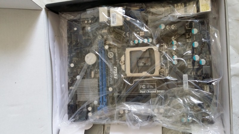 微星h61mp20全集成小板ddr3支持i3cpu