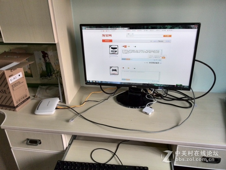 【DIY】入手明基不闪屏GW2760HS，搭配立人“壁挂”小机箱