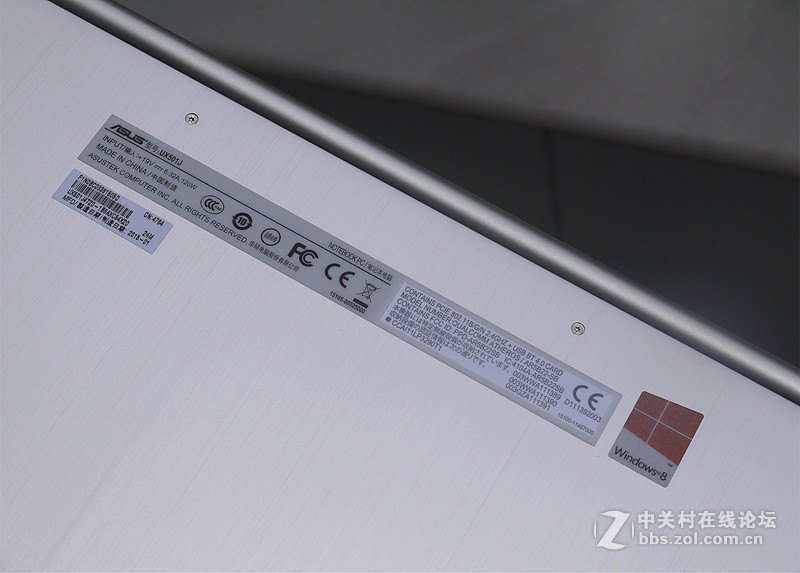 8K多的全金属超薄机身--华硕ZenBook Pro UX501JW4720开箱体验