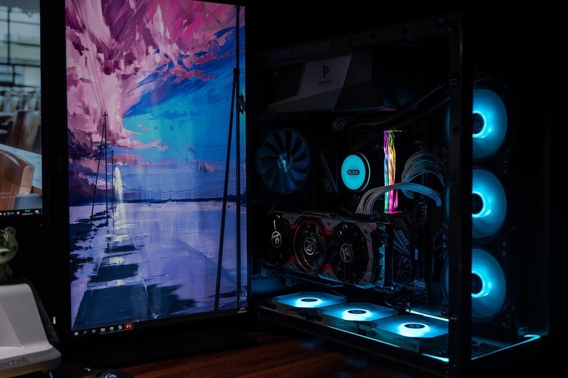 足够“冷静”的GI-CX360水冷散热器，给机箱的RGB增添一抹颜色