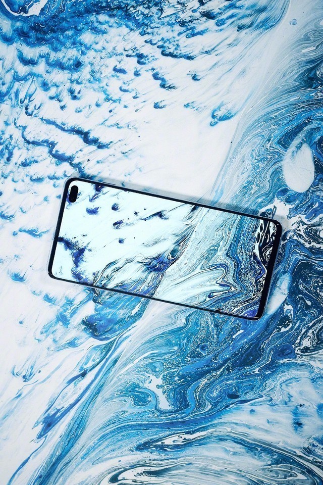 更高级的蓝色三星galaxys10烟波蓝官方图赏