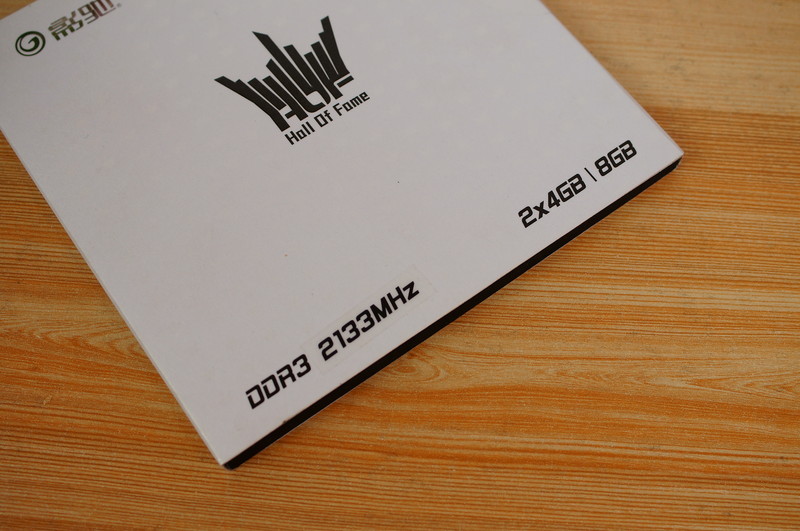 #名人堂积分争霸赛#晒之前刚买影驰HOF DDR3 4G*2内存套装