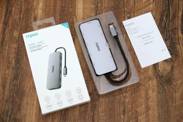 轻薄本的扩展神器，雷柏XD200 USB-C 扩展坞体验