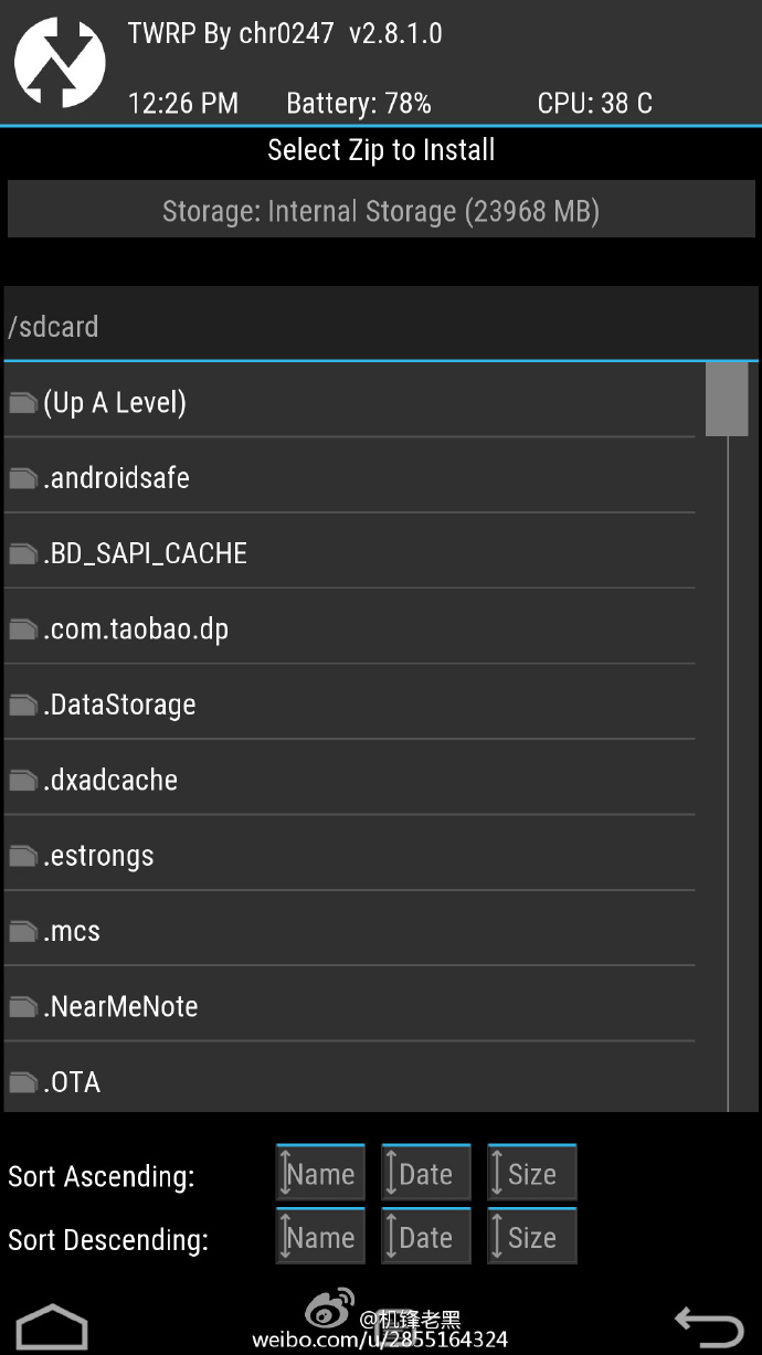 [实用教程] TWRP recovery功能超详细图解