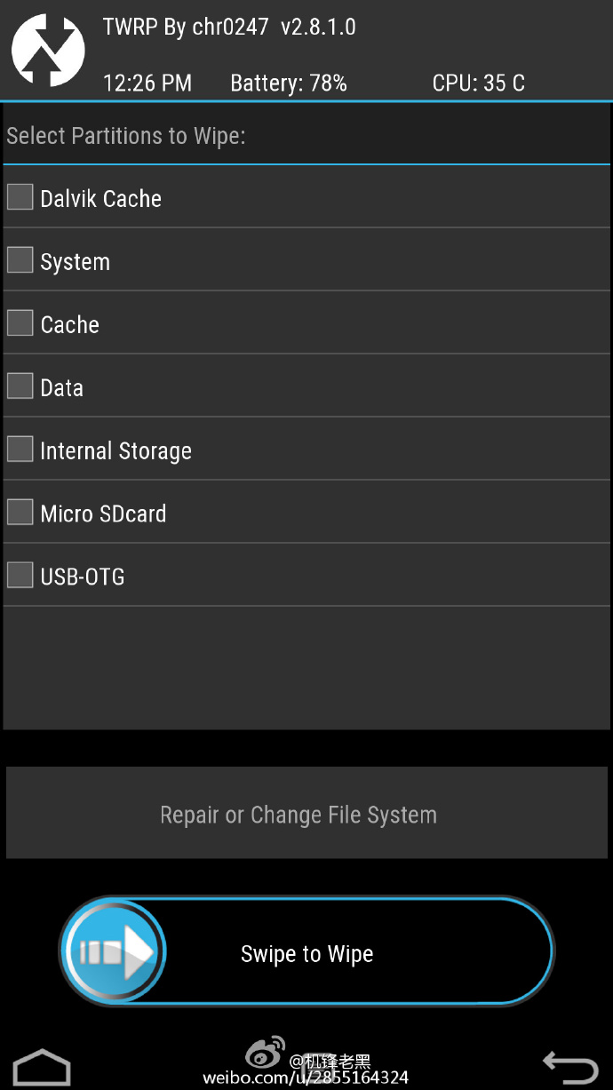 [实用教程] TWRP recovery功能超详细图解
