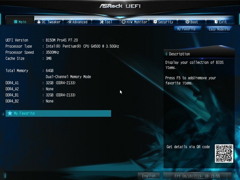实锤：B150主板支持单条32G DDR4内存