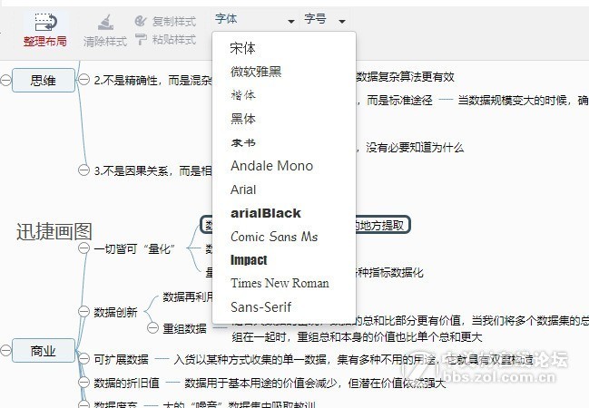 大数据时代总结思维导图模板分享