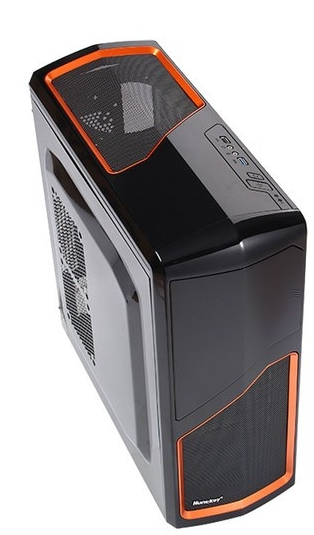 搭配背部走线航嘉经典mvp机箱黑标配