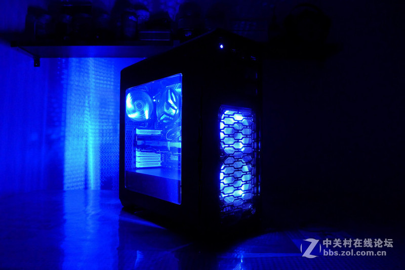 深蓝的诱惑，坦克机箱散热与灯光改造
