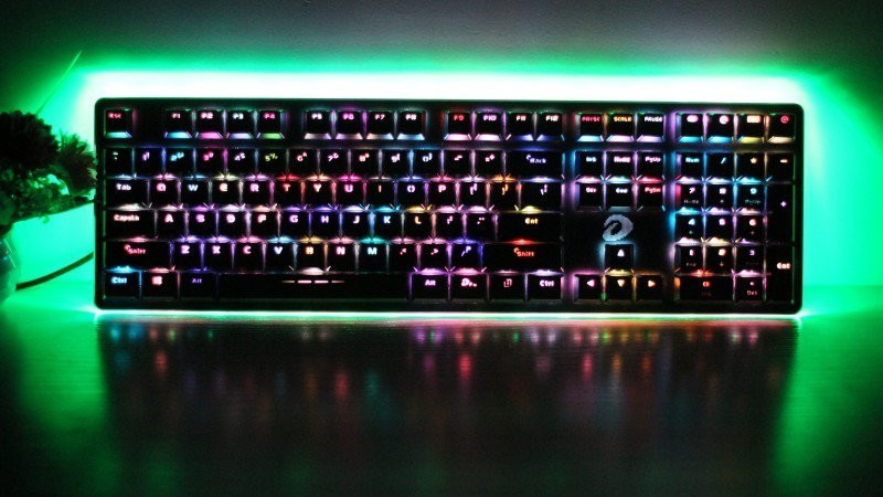 流光璀璨，灿若星河----达尔优EK925 RGB暗夜流光机械键盘