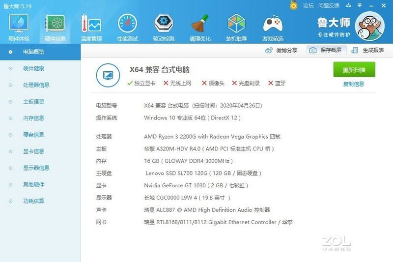 为什么我的GT1030跑分这么低