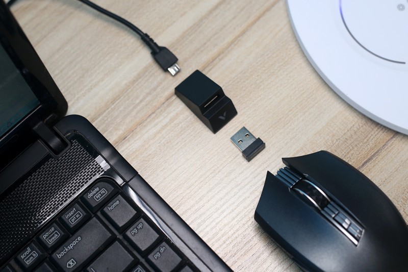 雷柏双模RGB鼠标 小白初体验 有型有色还有速度