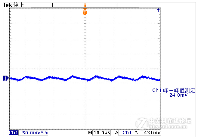 #航嘉对比# 来看12款450W电源满载纹波测试