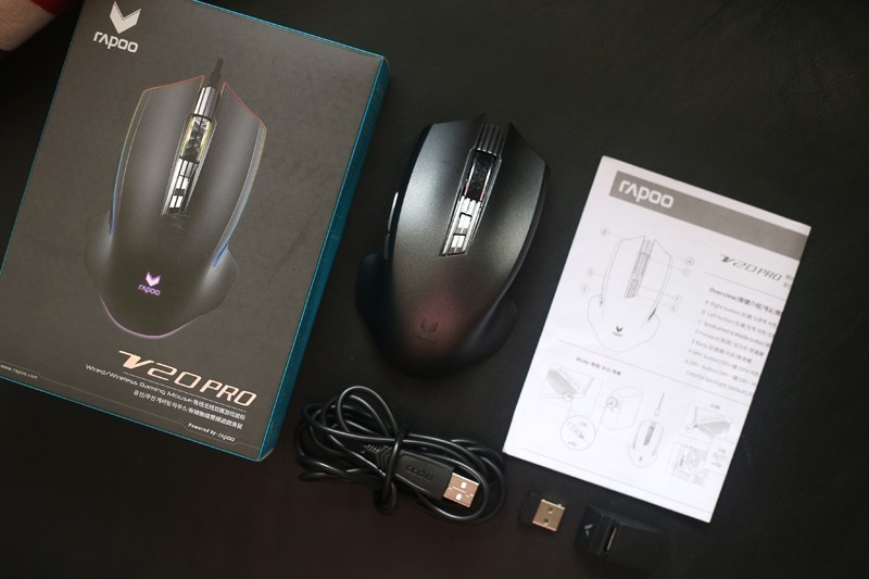 雷柏双模RGB鼠标 小白初体验 有型有色还有速度