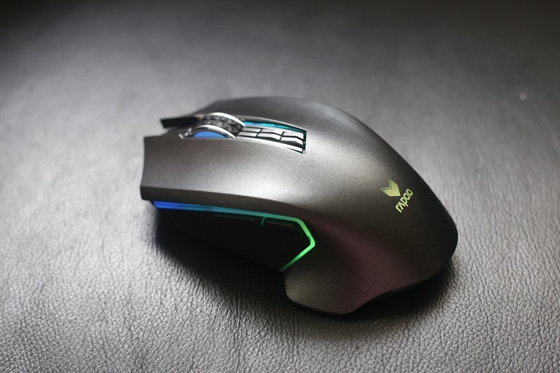 雷柏双模RGB鼠标 小白初体验 有型有色还有速度