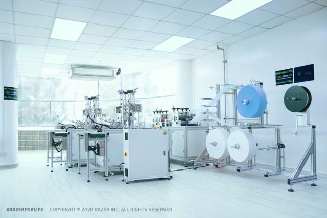 玩家的战“疫”！雷蛇全自动口罩生产线现已投入运营