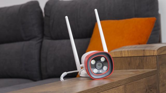 有线无线声光震慑，360智能摄像机警戒版多重防护保安居