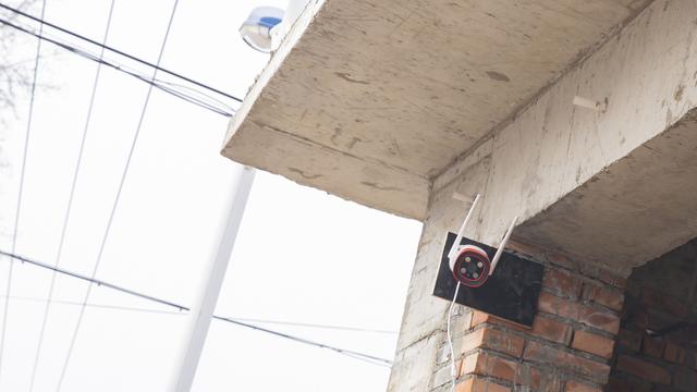 有线无线声光震慑，360智能摄像机警戒版多重防护保安居