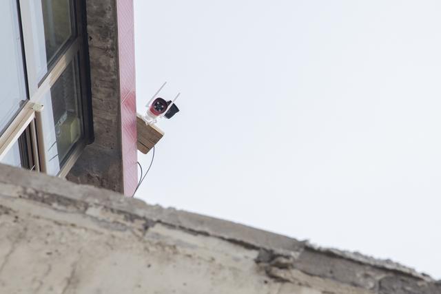 有线无线声光震慑，360智能摄像机警戒版多重防护保安居