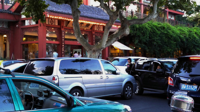 西泠桥畔观晚霞