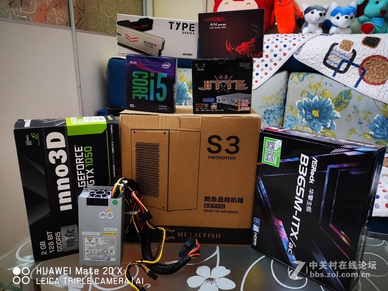 酷鱼S3迷你ITX机箱装机实战（更新测试功耗图）