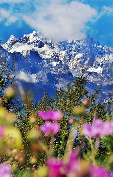 #P8max壁纸征集# 《雪域风光》《层峦叠嶂》《无限风光》《古城夜色》