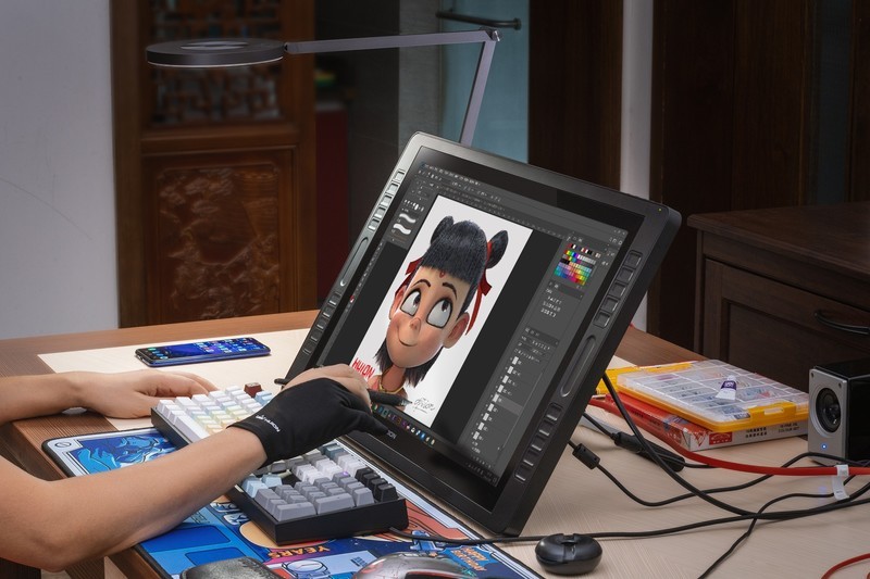 绘王超大数位屏Kamvas Pro22（2019）绘出大视界