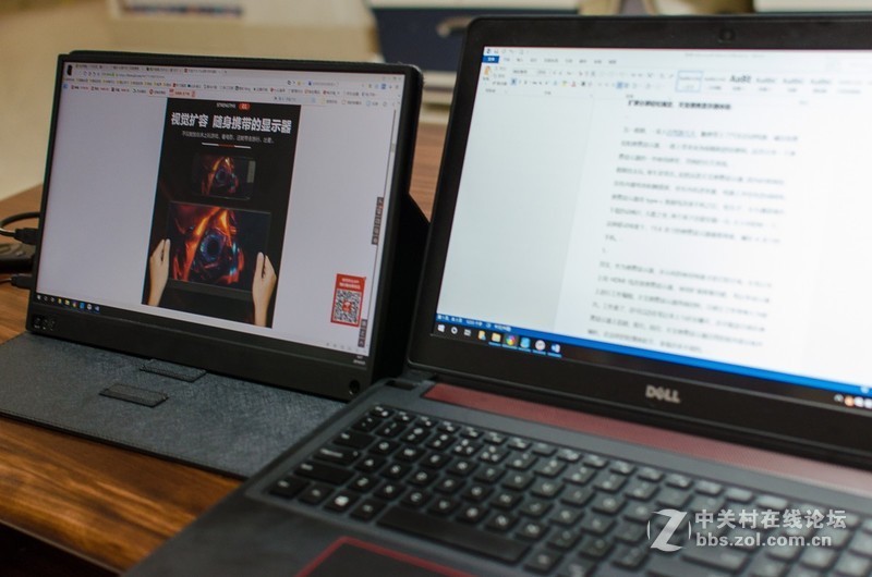 扩屏分屏轻松搞定，天宝便携显示器体验