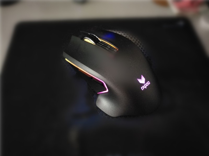 炫酷幻彩 无线畅玩——雷柏V20PRO双模无线幻彩RGB游戏鼠标体验