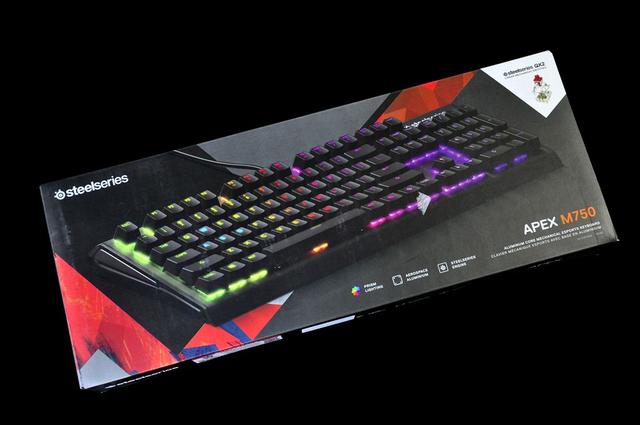 高冷范，赛睿APEX  M750机械键盘开箱
