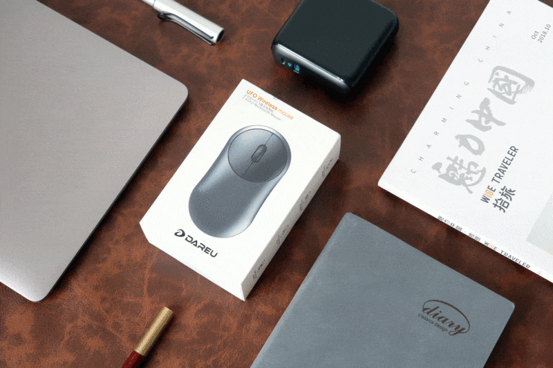 精致便携 动静皆宜——达尔优UFO飞碟无线鼠标体验