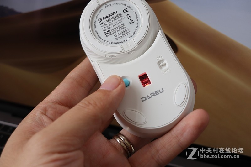 精致便携 动静皆宜——达尔优UFO飞碟无线鼠标体验