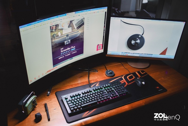 对比去年大热的屏幕挂灯，客观说说倍思与明基之间的体验价差比